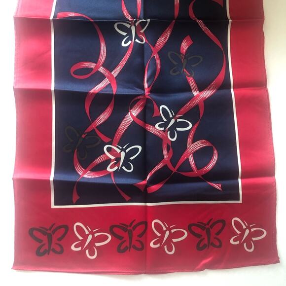Weekenders 10th Anniversary Silk Scarf Butterfly - Picture 2 of 6